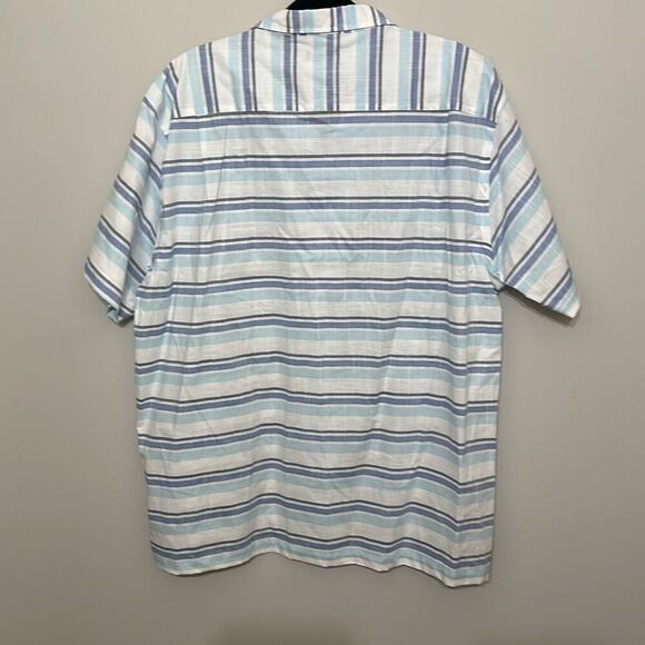 NWT Pronto Uomo Mens Multicolor Stripe Cotton Modern Fit Button Up Shirt Sz XXL - Picture 7 of 8